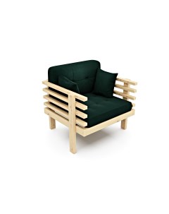 Кресло Стоун Сосна Зеленый велюр Arsko