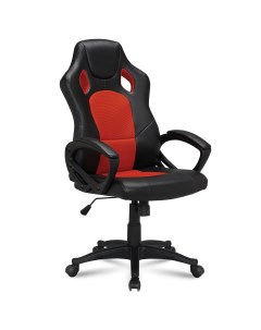 Кресло офисное Rider Plus EX 544 Red Чёрный Красный Brabix