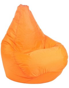 Кресло мешок XL микровельвет Оранжевый Dream