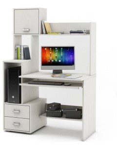 Компьютерный стол Имидж 40 Белое дерево Мф владимир