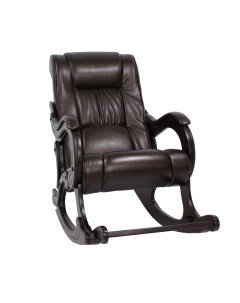 Кресло качалка Кресло качалка Комфорт Модель 77 Венге Dundi 108 иск кожа Мебель импэкс