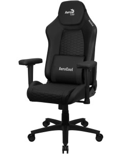 Компьютерное игровое кресло CROWN Leatherette All Black Aerocool