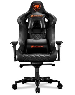 Кресло компьютерное игровое офисное геймерский игровой стул ARMOR TITAN Black Cougar