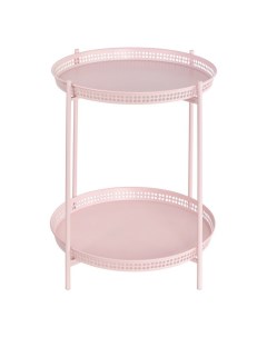 Столик сервировочный 49 х 49 х 54 см розовый Гласар