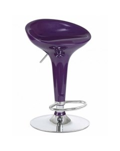 Барный стул фиолетовый серебристый Logomebel