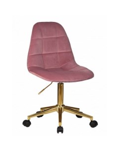 Офисное кресло для персонала DIANA LM 9800 Gold розовый велюр Dobrin