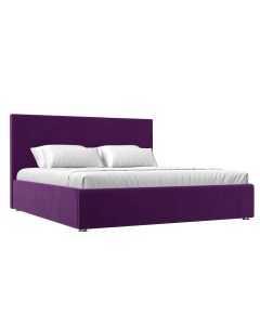 Кровать Кариба 180 Фиолетовый микровельвет Лига диванов