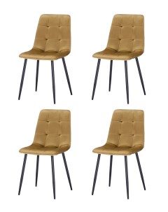 Комплект обеденных стульев Oliver 4 шт бежевый Storeforhome