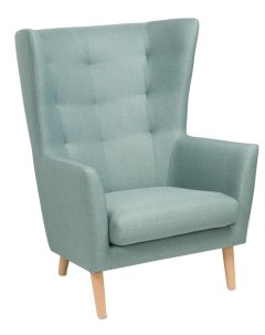 Кресло для отдыха Саари рогожка мятносерый Шведский стандарт