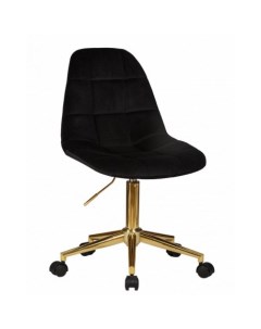Офисное кресло для персонала DIANA LM 9800 Gold черный велюр Dobrin