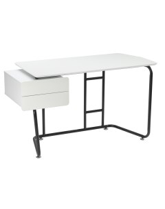 Компьютерный стол Desk white black Woodville