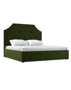 Кровать Кантри 160 Зеленый микровельвет Лига диванов