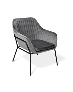 Кресло SHT AMS2 1 угольно серый черный муар Sheffilton