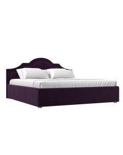 Кровать Афина 160 Фиолетовый велюр Лига диванов