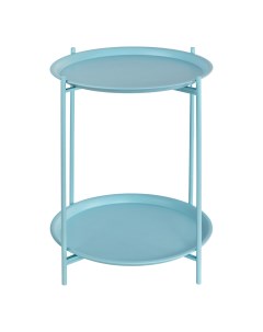 Столик сервировочный 54 х 54 х 56 см голубой Гласар