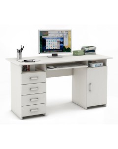 Письменный стол Лайт 8К ПСЛТ 8К Белое дерево Мф владимир