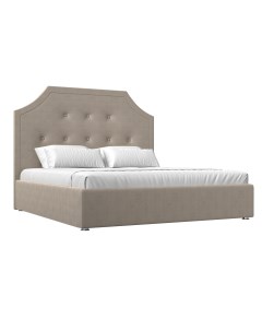 Интерьерная кровать Кантри 160 рогожка бежевый Лига диванов
