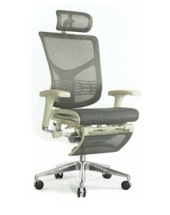 Кресло Expert Star RSTM 01 G с подножкой серый Falto