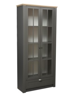 Шкаф комбинированный Прованс 37 05 серый Олмеко
