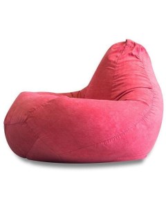 Кресло мешок XL микровельвет Розовый Dream