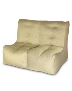 Бескаркасный модульный диван Shape 2 one size рогожка Оливковый Dreambag