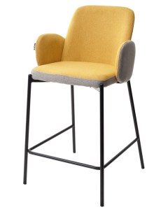 Комплект полубарных стульев 2 шт NYX желтый серый М-city