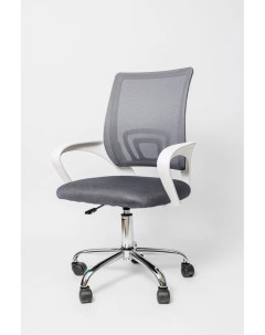 Кресло офисное Симпл Офис BN 7166 Хром белый серый Симпл-офис