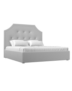 Кровать Кантри 160 Белый экокожа Лига диванов
