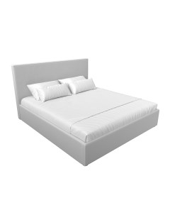Кровать Кариба 200 Белый экокожа Лига диванов