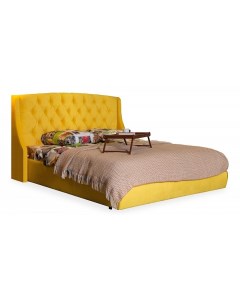 Кровать без матраса Стефани желтый желтый Наша мебель