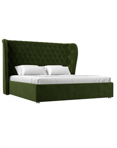 Кровать Далия 200 Зеленый микровельвет Лига диванов
