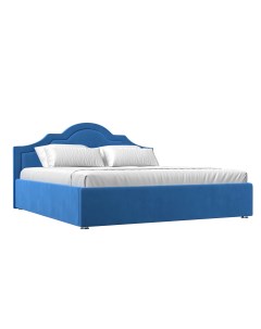 Кровать Афина 200 Голубой велюр Лига диванов