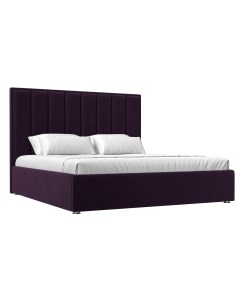 Кровать Афродита 160 Фиолетовый велюр Лига диванов