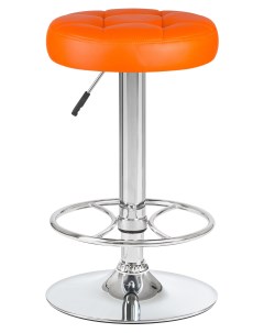 Барный стул 5008 хром оранжевый Лого-м