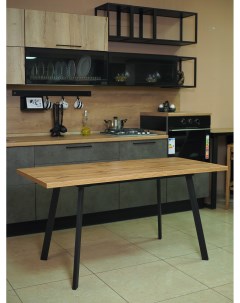 Стол кухонный раздвижной Фин дуб вотан 120 152x70x75 см Frenesie