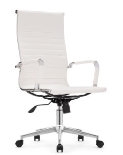 Компьютерное кресло Reus pu white chrome Woodville