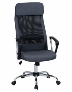 Офисное кресло для руководителей DOBRIN PIERCE серый Лого-м