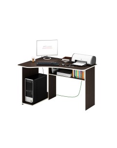 Компьютерный стол Триан 1 МСТ УСТ 01 ВМ 16 венге Mfmaster