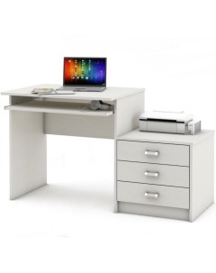 Компьютерный стол Имидж 22 Белое дерево Мф владимир
