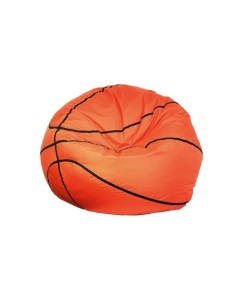 Кресло мешок Мяч баскетбольный Оранжевый Черный Мебельторг