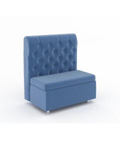 Прямой диван Фокус Версаль 100х67х106 см светло синий Фокус- мебельная фабрика