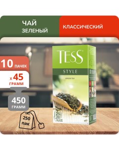 Чай Style Green 1 8г х 25 10 шт Tess