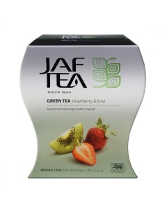 Чай Strawberry Kiwi зеленый с клубникой и киви 100 г Jaf tea