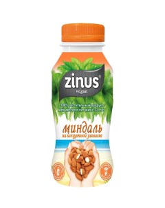 Напиток Миндальный на йогуртной закваске без молока 250 мл х 6 шт Zinus
