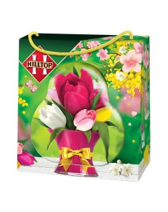 Чай черный Подарок Цейлона сюрприз Аромат весны листовой 50 г Hilltop