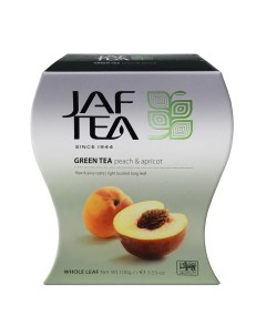Чай зелёный Peach Apricot листовой с персиком и абрикосом 100 г Jaf tea