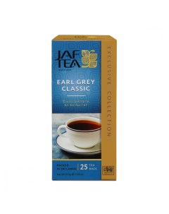 Чай Earl Grey Classic черный с бергамотом 25 пакетиков Jaf tea