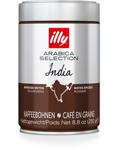 Кофе зерновой Арабика Селекшн Индия 250 г Illy
