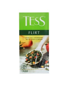 Чай зеленый Flirt в пакетиках 1 5 г х 25 шт Tess