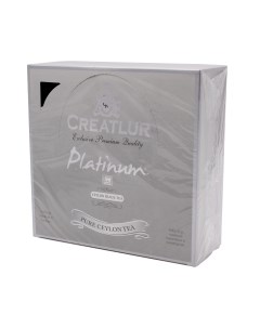 Чай черный Platinum пакетированный 100 пакетиков по 2 г Creatlur